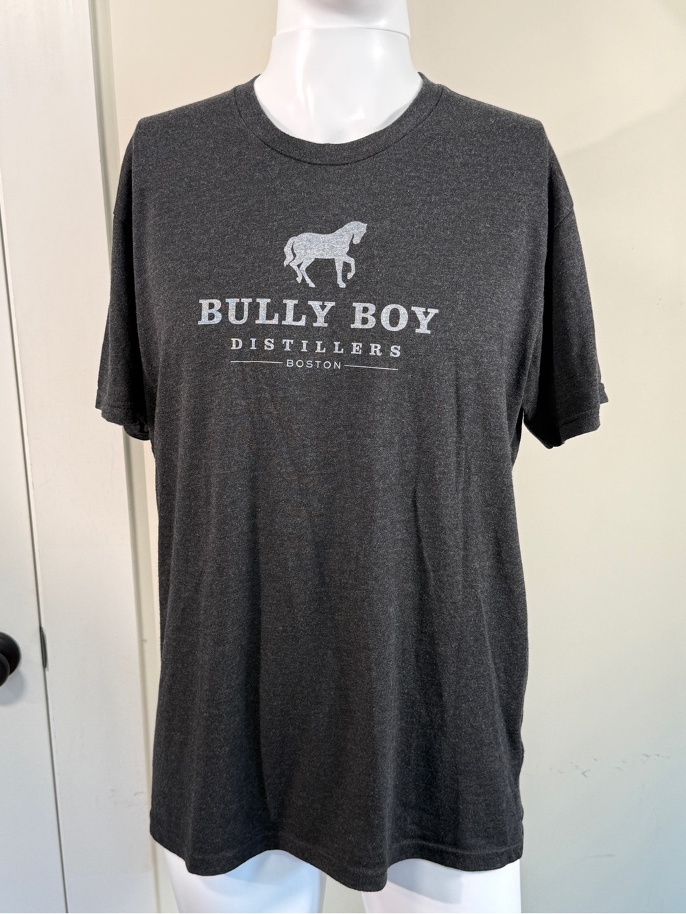 Next Level Apparel Charcoal Bully Boy Distillers Logo Tee
